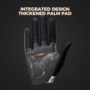 Guantes de Ciclismo – Guantes de Ciclismo Italianos con Interfaz Elástica y Almohadilla de Palma de Doble Flecha, Ligeros, Transpirables, con Absorción de Impactos y Pantalla Táctil - Product Image 3