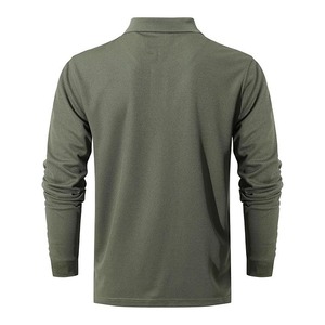 เสื้อถักคอสูงแขนสั้นลายทางสำหรับผู้ชาย ผ้าฝ้าย 100% ระบายอากาศได้ดี ทรงปกติ ดีไซน์ลำลอง ลายหลากสี - Product Image 2