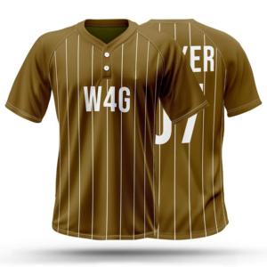 Men's Baseball Jersey Striped Navy Red Sublimated Print Moisture Wicking Short Sleeve Regular Fit All Seasons Apparel - Product Image 4