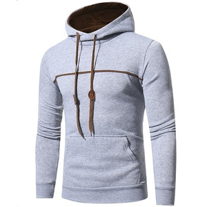 BRG <b>Men's</b> Hooded Solid Color <b>Sweatshirt</b> Cotton Fleece Regular Fit Casual Autumn Wear Gray <b>Men's</b> Hoodies & <b>Sweatshirts</b> - Product Image 1