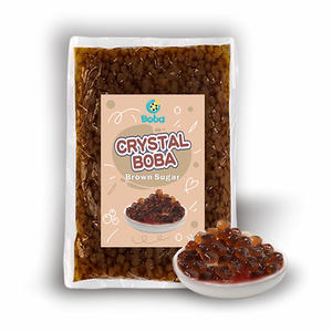 Bolas de gelatina de agar crujiente con sabor a azúcar de 2Kg envasadas en bolsas para la cobertura de té de burbujas de verano - Product Image 5