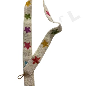 Perles de rocaille personnalisées en or blanc sangles de sac étoile multi perles sangle de sac à main accessoires à la mode pour sacs - Product Image 1