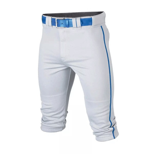 Pantalon de baseball uni teint en gros, qualité supérieure, prix raisonnable, fermeture personnalisée, service OEM - Product Image 1