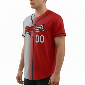 Nouveau maillot de baseball personnalisé cousu, respirant, à séchage rapide, 100% polyester, pour adultes, compétition, haute qualité - Product Image 3