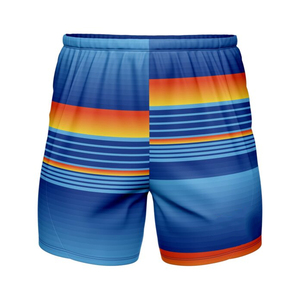 Shorts de rugby unisexe basiques en polyester respirant, vierges, personnalisables par sublimation, pour la vente en gros, prix usine - Product Image 1