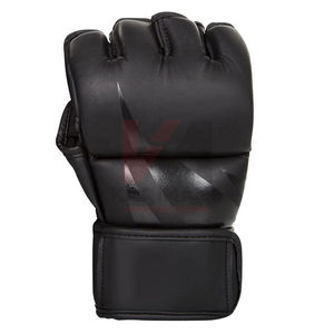 Guantes de Entrenamiento de MMA con Dedos Descubiertos, Ajustables, de Cuero, para Hombres, Mujeres, Fitness y Artes Marciales Mixtas - Product Image 5