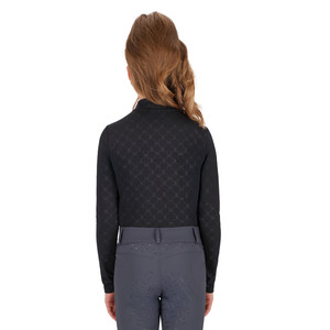 High Quality 4way Stretch Horse Riding Equestrian Shirt <b>Top</b> Base Layer Competition Show Shirt <b>Polo</b> in Soft Feel Technical Fabric - Product Image 3