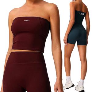 Nouveau soutien-gorge de sport enveloppant pour femme, brassière de yoga ajustée, vêtements de fitness, soutien-gorge de sport sans bretelles, haut de yoga sexy sans bretelles - Product Image 2