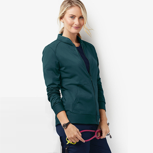 Venta de Fábrica, Chaquetas Médicas para Mujer, Nuevo Diseño, Cómodas, con Cierre Completo en el Cuello, Corte Ajustado, Transpirables y Resistentes - Product Image 6