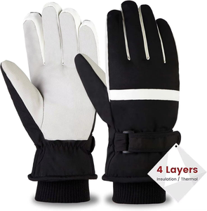 Guantes de Esquí para Hombre y Mujer, Guantes de Invierno con Pantalla Táctil, Impermeables, Cálidos para Clima Frío, Guantes para Snowboard - Product Image 1