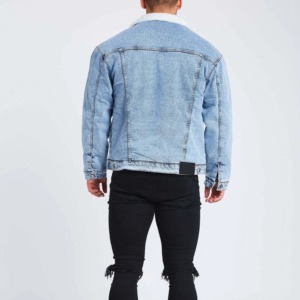 ASTURBAN WEAR Wholesale Custom Denim Jackets Printed <b>Work</b> Men Regular Outwear Front Logo Streetwear Winter Breathable - Product Image 6