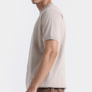 T-shirts d'été pour hommes, confortables, décontractés, à manches courtes, unis, coupe ample, fabrication pakistanaise, service OEM. - Product Image 3