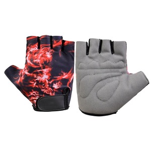 Gants de sport à doigts ouverts, respirants, rembourrés, pour la musculation et l'entraînement, avec sangle de poignet réglable - Product Image 3