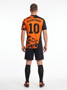 Maillot de football camouflage pour homme 100% polyester Dri-Fit Coupe classique Tenue de football Athlétique Fitx International Personnalisé OEM Sialkot - Product Image 3