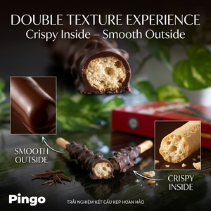 |   Servicios de Muestreo |   Galletas de Chocolate con Leche PINGO al por Mayor, con Chispas de Cacao, 32g, Empaque Personalizable, de Fábrica en Vietnam - Product Image 1