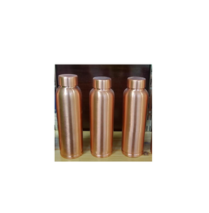 <b>Plain</b> Design 100% Copper <b>Bottle</b> for Tableware and Drink Antique Quality metal Copper <b>Bottle</b> for Home and Traveling metal - Product Image 5