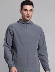 soft <b>shell</b> Lightweight Streetwear Autumn Wind breaker running jacket Zipper Closure Breathable Pockets Outdoor Everyday Wear - Product Image 3