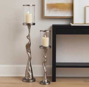 ชุดเชิงเทียนรุ่นโกลว์พร้อมโคมแก้ว ตกแต่งบ้านอย่างทนทาน - Product Image 5
