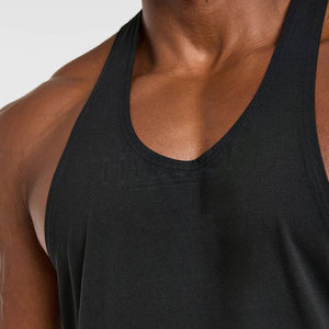 Camiseta sin mangas de punto liso con cuello redondo para hombre, transpirable, informal, 100% poliéster - Product Image 5