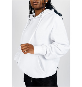 Women's Custom Eco-Friendly Casual Plus Size Breathable 2 in 1 Gym Tracksuit Set <b>Polyester</b> Cotton Hoodie <b>Jogger</b> - Product Image 3