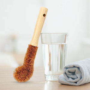 Drinkware cleaning tool set natural coco coir <b>bottle</b> <b>brushes</b> cheap price coconut fiber <b>brush</b> - Product Image 2