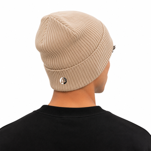 Bonnet pour homme en tissu côtelé, extensible, doux au toucher et offrant une couverture chaude pour une utilisation en extérieur, confortable. - Product Image 3