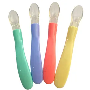 Silicone Baby Spoon For Toddlers Are Safe For Children Under 3 Years Old With OEM/ODM Service Factory Price