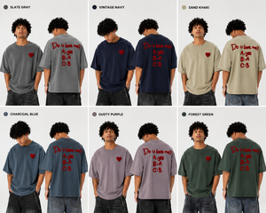 เสื้อยืดโอเวอร์ไซส์ปักลายเชนิลล์แบบกำหนดเอง สำหรับผู้ชายและผู้หญิง สไตล์วินเทจ ผ้าคอตตอนเนื้อหนัก ทรงบ็อกซี่ สตรีทแวร์ ยูนิเซ็กส์ รับผลิตแบบ OEM ODM - Product Image 5