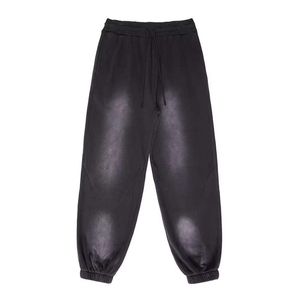 Pantalones Jogger Anchos de Felpa Francesa con Lavado Ácido, Personalizados para Ropa Urbana, 360 420 500gsm, de Tela Flexible - Product Image 3