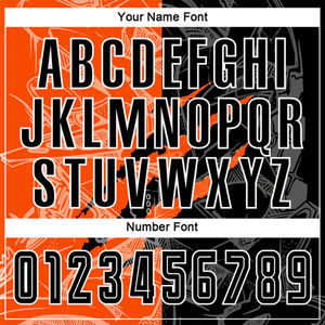 Uniforme de Fútbol Personalizado al por Mayor, de Secado Rápido, Económico, en Naranja y Negro, Conjunto Completo, Diseño Único - Product Image 6