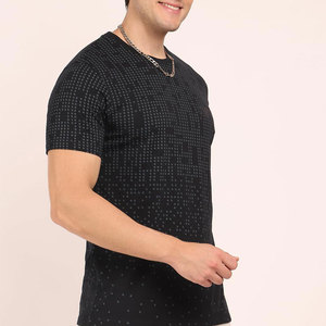 เสื้อยืดพอดีตัวสำหรับผู้ชายเสื้อยืดลำลองดูดซับความชื้นสำหรับวิ่งออกกำลังกายฝึกซ้อมและใช้ในชีวิตประจำวันเสื้อยืดคอกลมพอดีตัว - Product Image 4