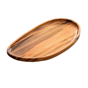 Bandeja de madera maciza con marquetería moderna al por mayor, plato de lujo con diseño geométrico de parquet para mesa de centro, otomana y desayuno - Product Image 4