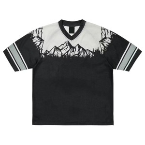 เสื้อยืดคอกลมสีดำสำหรับผู้หญิง แขนสั้น ทรงปกติ ผ้าฝ้ายถัก ตกแต่งลายทาง สีพื้น สไตล์ลำลอง ใส่ได้ทุกฤดู - Product Image 3