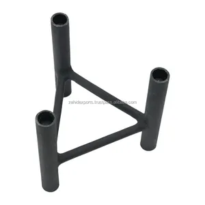 Candelabro Triple Negro Moderno en Forma de Columna para Decoración del Hogar - Product Image 4