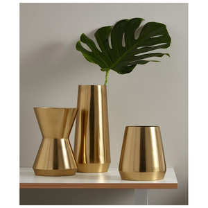 Vase à fleurs Art Déco en verre poli élégant, vase décoratif de table pour arrangement floral, cadeau Diwali, utilisation à la maison et au jardin - Product Image 6