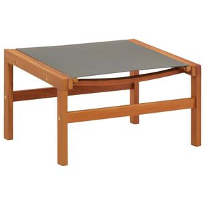 เก้าอี้สวนขนาดกลาง สีเทา ทำจากไม้ยูคาลิปตัสเนื้อแข็งและวัสดุเท็กซ์ไทล์ - Product Image 6