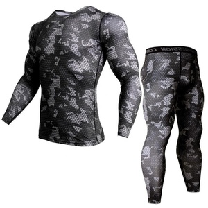 <b>Men's</b> Fitness Wear Set Quick Dry Stretch Breathable Gym Workout Running Training Activewear Sports Clothing Set <b>for</b> Performance - Product Image 5