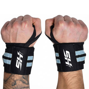 Muñequeras de Powerlifting de Apariencia Atlética Moderna, Aptas para Gimnasios Comerciales, Deportivas, Versátiles, Estilo Vintage, con Logotipo Personalizado - Product Image 1
