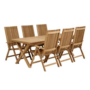 Chaise de salle à manger inclinable d'extérieur en teck massif, pliable, écologique, imperméable, durable et moderne de qualité supérieure pour la maison - Product Image 4