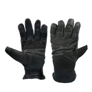 Heavy Duty Sheepskin Leather Heated Winter Snow <b>Gloves</b> <b>Touchscreen</b> Fur Lining Safety Cuff Anti-Slip Anti-Cut Outdoor Work - Product Image 1