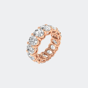 แหวนนิรันดร์ทรงวงรี 2.30 กะรัต ฝังเพชรแบบหนามเตย - Product Image 6