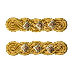 Épaulettes personnalisées rectangulaires découpées au laser, brodées, écologiques, de haute qualité, avec logo sur mesure pour uniforme - Product Image 2