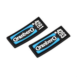 Custom 3D Embossed Rubber PVC <b>Sew</b>-<b>On</b> <b>Patches</b> with Nonwoven Felt Fabric for Clothing - Product Image 2