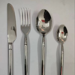 Ensemble de couverts de luxe, ensemble de couverts martelés, ensemble de vaisselle en acier inoxydable, couverts de table haut de gamme - Product Image 4