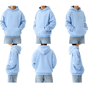 Sudaderas con Capucha Extra Grandes Personalizadas de Marca Privada, Unisex, de Felpa Gruesa, Estilo Urbano, Fabricante de Ropa al por Mayor OEM ODM - Product Image 6