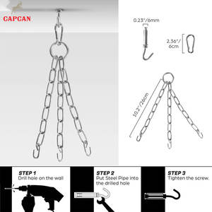 Saco de Boxeo de Cuero de Alta Calidad con Acolchado Grueso para Golpes Potentes y Uso Duradero - Product Image 2