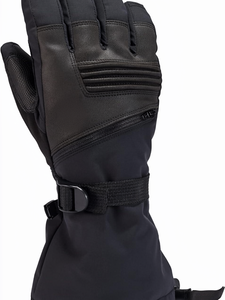 Gants de ski pour femmes à doigts séparés, fermeture éclair, polyester, élasthanne, imperméables, isolés, coupe-vent, antidérapants, pour l'hiver, le snowboard et les activités de plein air - Product Image 2