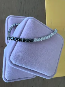 Women's Silver Plated Tennis Bracelet Round Brilliant Cut Diamond Channel Setting Classic Style Fashion Jewelry - Product Image 4