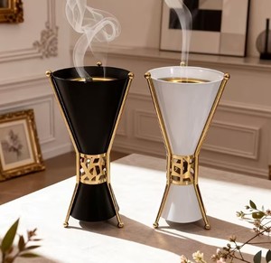 Luxury White Metal <b>Bakhoor</b> Burner Mabkhara Arabic <b>Oud</b> Incense Burner Home Fragrance Decor - Product Image 3