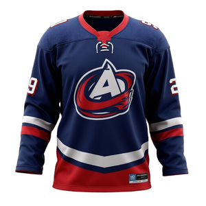 Maillots de hockey sur glace pour équipes - Dernier design, broderie personnalisée et logo imprimé, maillots d'entraînement respirants et anti-humidité - Product Image 1